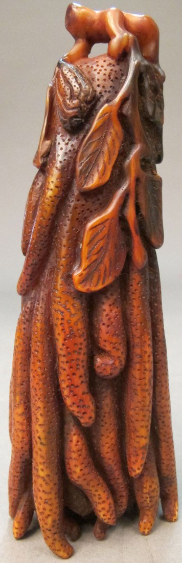 CHINESE CARVING length: 6 1/4" estimate 800-1200: CHINESE CARVING length: 6 1/4" estimate 800-1200