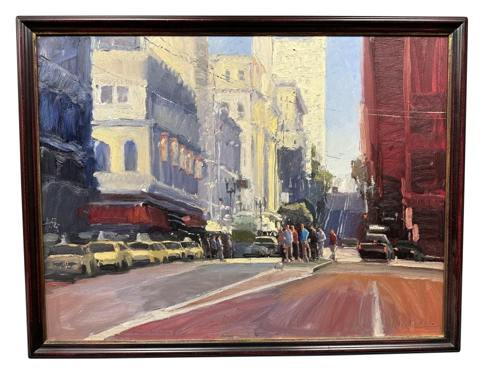 KEN AUSTER (1949-2016) OIL ON CANVAS (1 of 7)