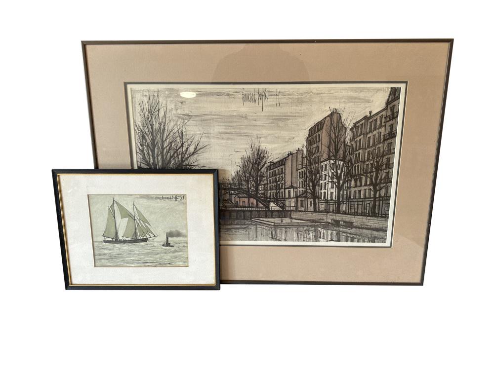 BERNARD BUFFET LITHOGRAPH PRINTS, LOT OF (2) (1 of 5)