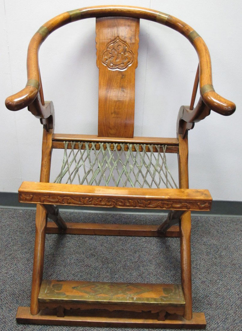 MING STYLE FOLDING CHAIR height- 40": MING STYLE FOLDING CHAIR height- 40"