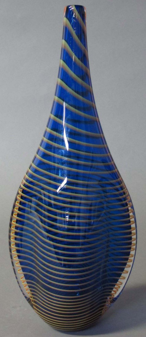 ITALIAN ART GLASS VASE height- 14": ITALIAN ART GLASS VASE height- 14"