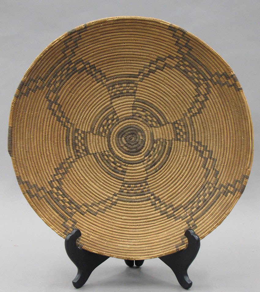 APACHE WOVEN BASKET diameter- 16": APACHE WOVEN BASKET diameter- 16"