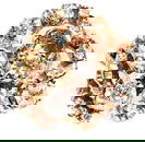 LADYS CUSTOM MULTI-SET DIAMOND 14KT RING
