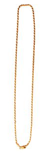 ITALIAN 14KT ROPE STYLE NECKLACE: Weight- 10.4 grams Length- 17" Shipping U.S. $20 plus insurance