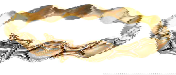LADYS 14KT GOLD 7" BRACELET: Weight- 9 grams Shipping U.S. $15 plus insurance