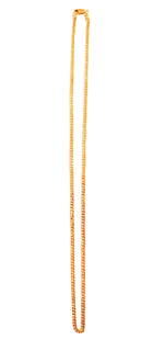 LADYS 14KT GOLD CHAIN NECKLACE: Weight- 8 grams Length- 18" Shipping U.S. $15 plus insurance