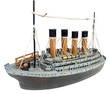 VINTAGE FOLK ART PAINTED SHIP "TITANIC"