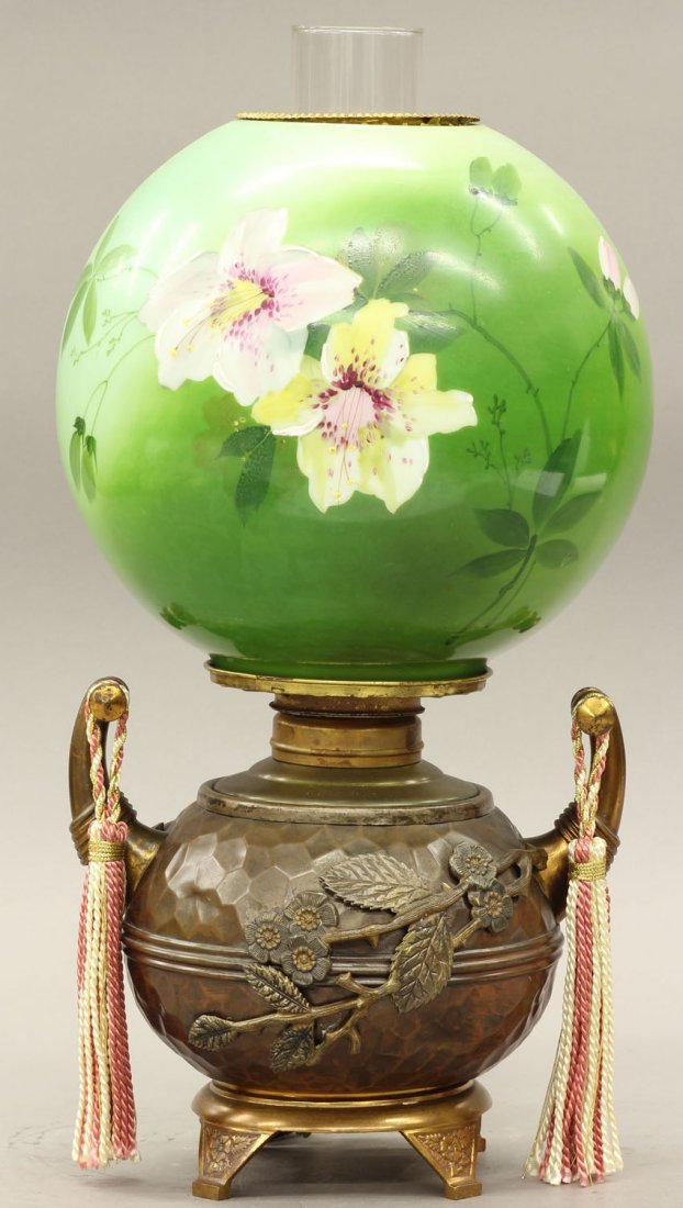 LATE VICTORIAN GWTW LAMP height- 16" : LATE VICTORIAN GWTW LAMP height- 16"