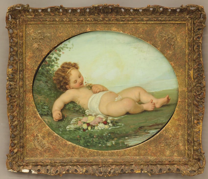 SIGNOR SAFFI, Oil on Board Title- The Four Season: SIGNOR SAFFI, Oil on Board Title- The Four Seasons sight- 14" x 17"