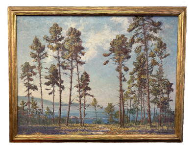 FERDINAND BURGDORFF (1881-1975) OIL ON CANVAS