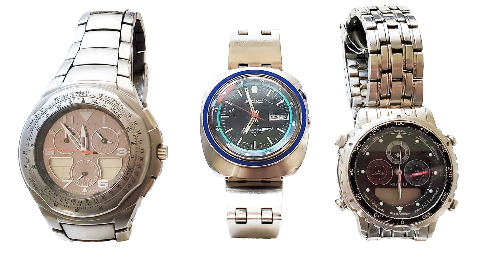 LOT OF (3) VINTAGE MEN'S WATCHES (1 of 12)