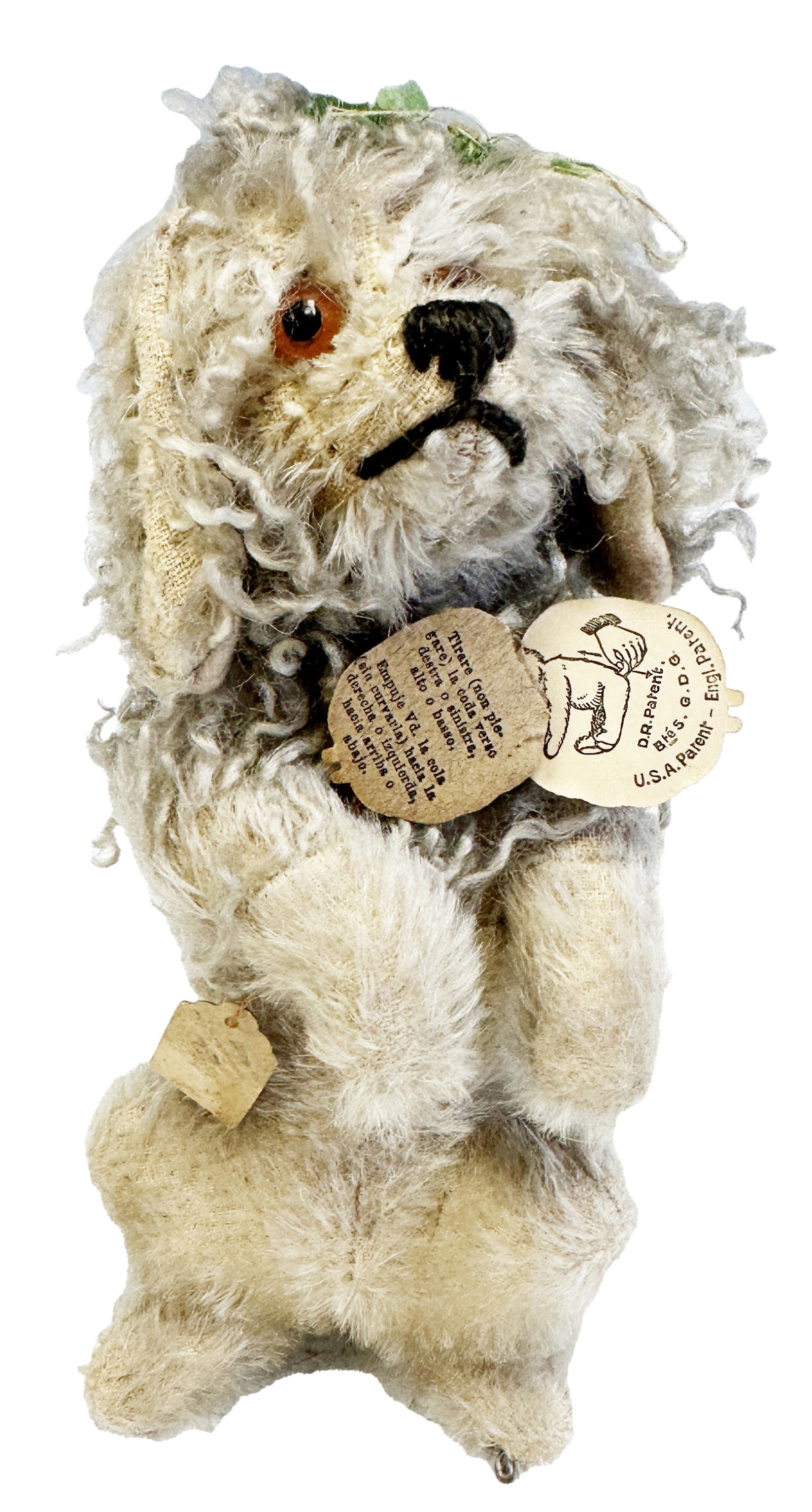 VINTAGE SCHUCO POODLE: Length- 8" Third party shipping only for this lot
