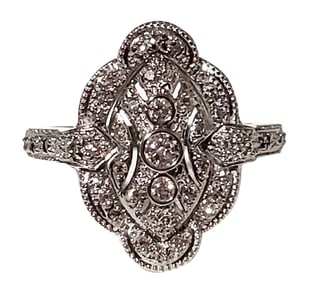 LADYS DIAMOND 14KT RING