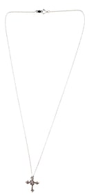 DIAMOND 14KT CROSS WITH CHAIN