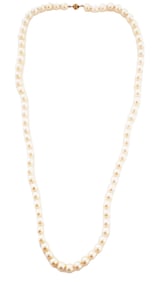 LADYS 14KT 10-11 MM PEARL NECKLACE