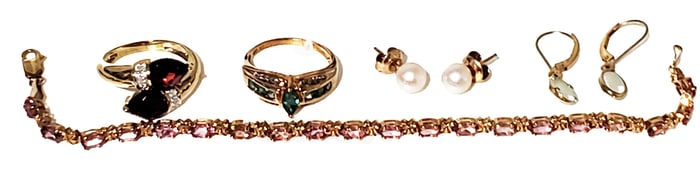 LOT OF (5) 14KT JEWELRY