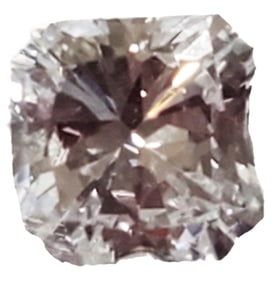 DIAMOND "EMERALD CUT" STONE