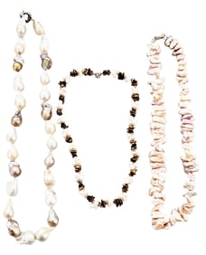 LOT (4) FRESH WATER PEARL JEWELRY