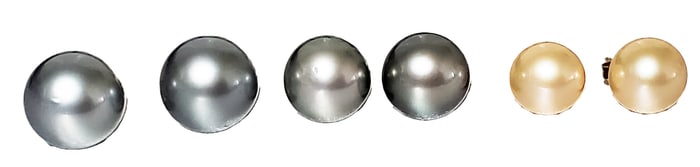 LOT OF (3) LADYS PEARL EARRING SETS