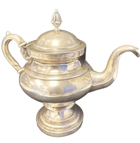 BALDWIN GARDINER (N.Y.) SILVER TEAPOT