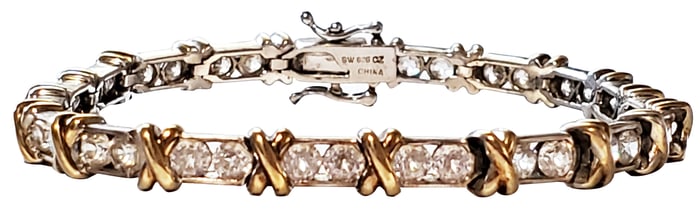 STERLING SILVER LADYS BRACELET