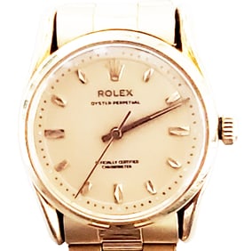 ROLEX OYSTER 18KT MEN'S PERPETUAL WRISTWATCH