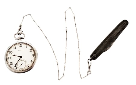 MOVADO PLATINUM AND DIAMOND WATCH