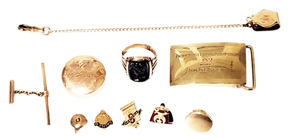 GROUPING OF 10KT ESTATE JEWELRY