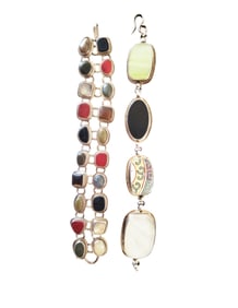 FAUST (SIGNED) SILVER JEWELRY, LOT OF (2)