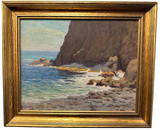 GRANVILLE REDMOND (1871-1935) OIL ON BOARD