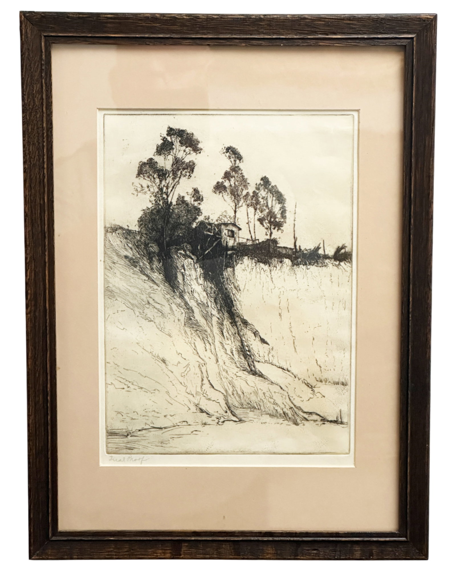 GERTRUDE (TRUDY) HANSCOMB, (1890-1975) ETCHING (1 of 4)