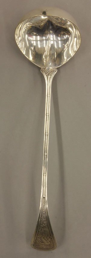 VICTORIAN STERLING SILVER LADLE length- 13" weight: VICTORIAN STERLING SILVER LADLE length- 13" weight- 6.5 troy oz.