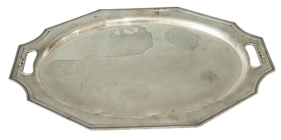 STERLING SILVER GORHAM HANDLED TRAY