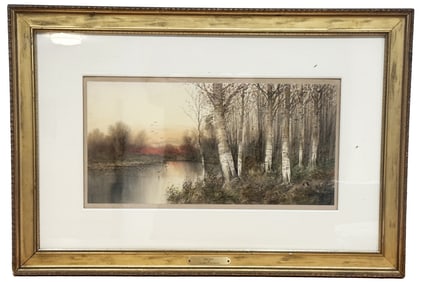 CASIMIR RAYMOND (1870-1965) WATERCOLOR