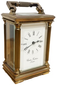 CHARLES FRODSHAM, LONDON BRASS CARRIAGE CLOCK
