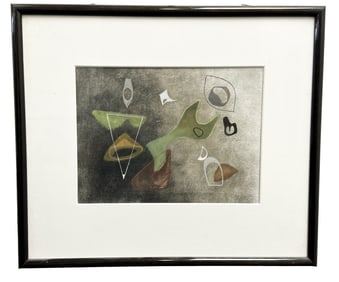 ROLF CAVAEL, (GERMAN) OIL ON PAPER