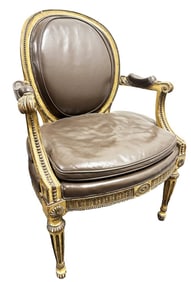 ITALIAN 18TH C. PAINTED DESK CHAIR