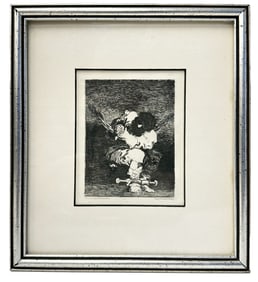 FRANCISCO GOYA, (VINTAGE LITHOGRAPH)