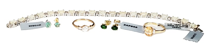 LADYS 10KT JEWELRY- LOT OF (5) PCS.