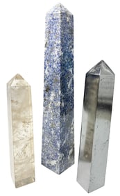 GROUPING OF (3) OBELISQUES