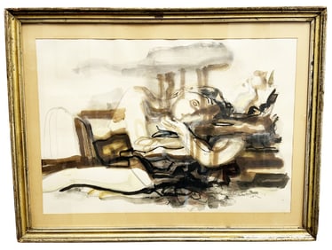 CONRAD WESTPFAHL,(GERMAN 1891-1976) ) WATERCOLOR