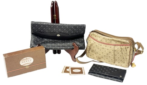 GUCCI LOT OF (3) PURSES, HANDBAG