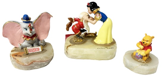 RON LEE, GROUPING OF (3) DISNEY SCULPTURES