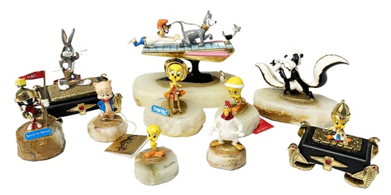 RON LEE, GROUPING OF (10) SCULPTURES