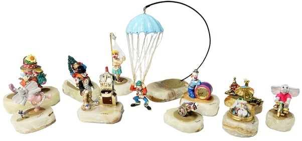 RON LEE, GROUPING OF (11) SCULPTURES