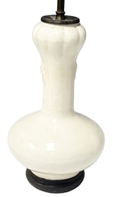 CHINESE MING  POTTERY TING WARE VASE, 17TH C.