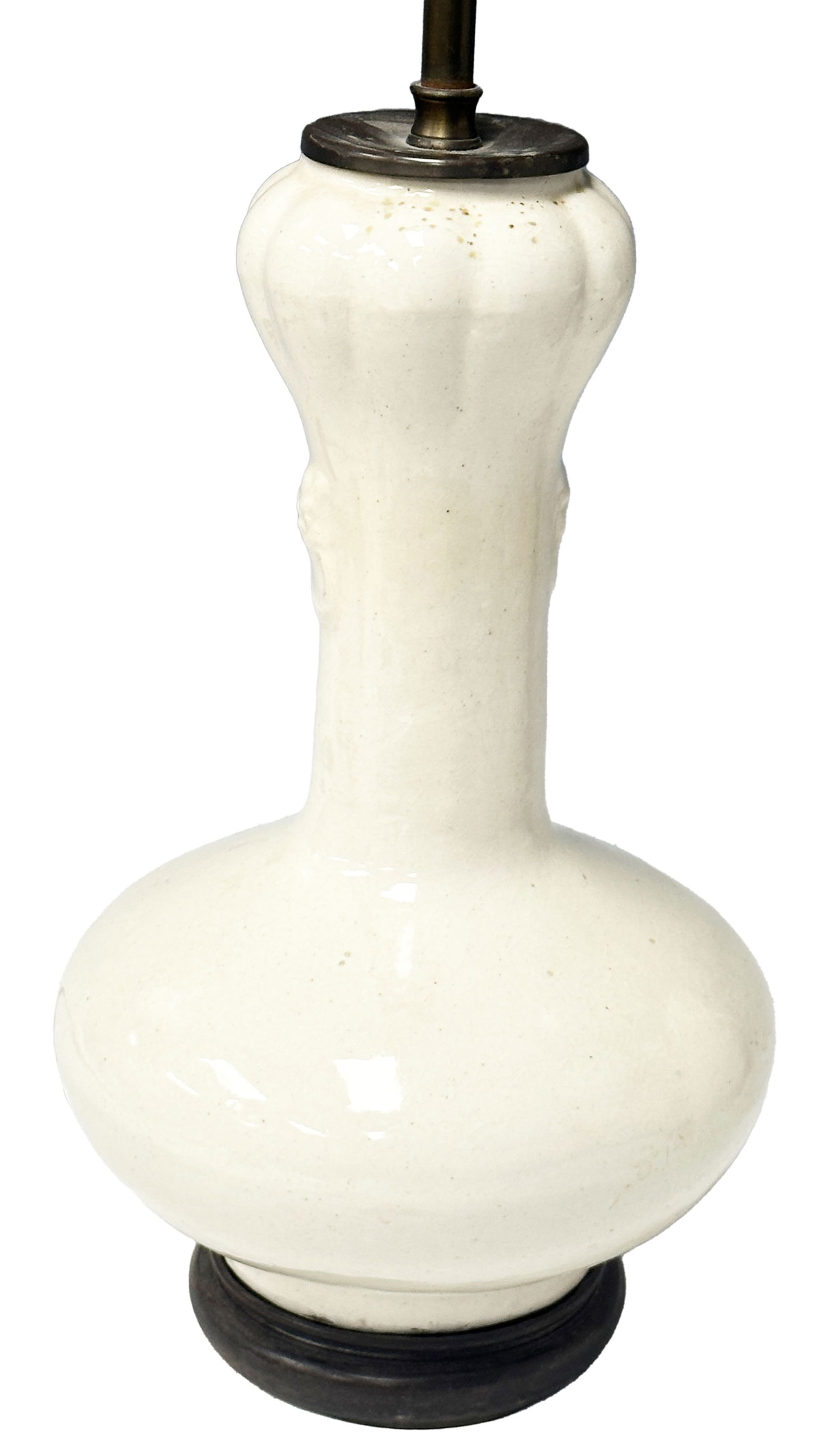 CHINESE MING  POTTERY TING WARE VASE, 17TH C. (1 of 6)