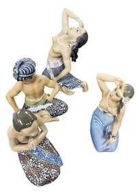 ROYAL COPENHAGEN PORCELAIN FIGURINES-LOT OF (4)