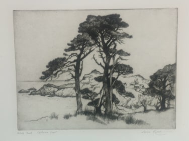 GENE KLOSS (1903-1966) DRYPOINT ON PAPER