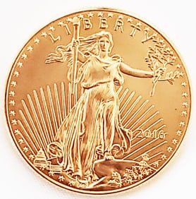 AMERICAN $50 GOLD EAGLE 1 OZ. COIN (2016)